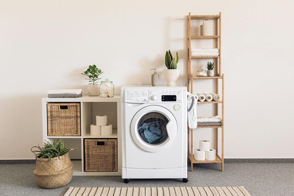 How to create a sustainable and functional home laundry room?